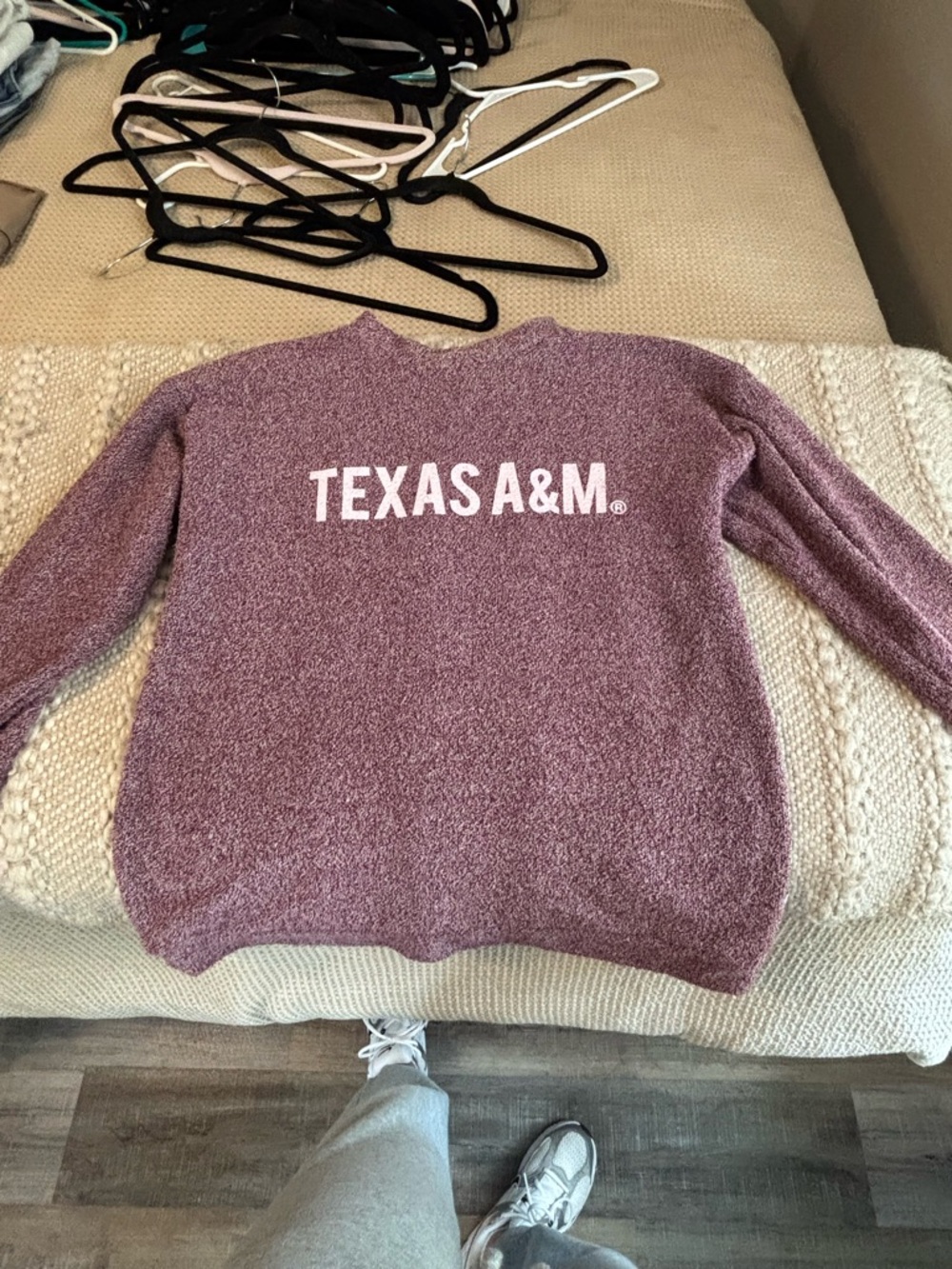 Texas A&M Women’s Maroon Crewneck Pullover Sweater